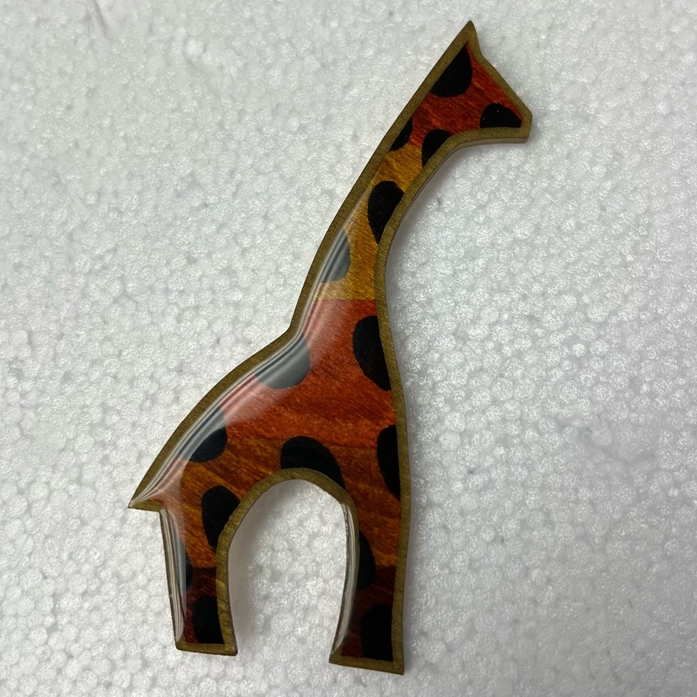 Large, vintage GIRAFFE pin brooch. - Picture 3 of 10